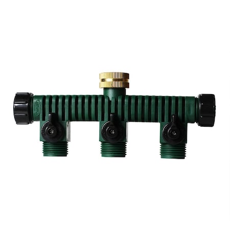 Thrifco Plumbing Plastic Hose Faucet Manifold, 62009 8429950